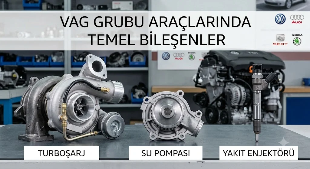 Turbo, Su Pompası ve Enjektör Arızaları: VAG Araçlarda Belirtiler ve Çözüm